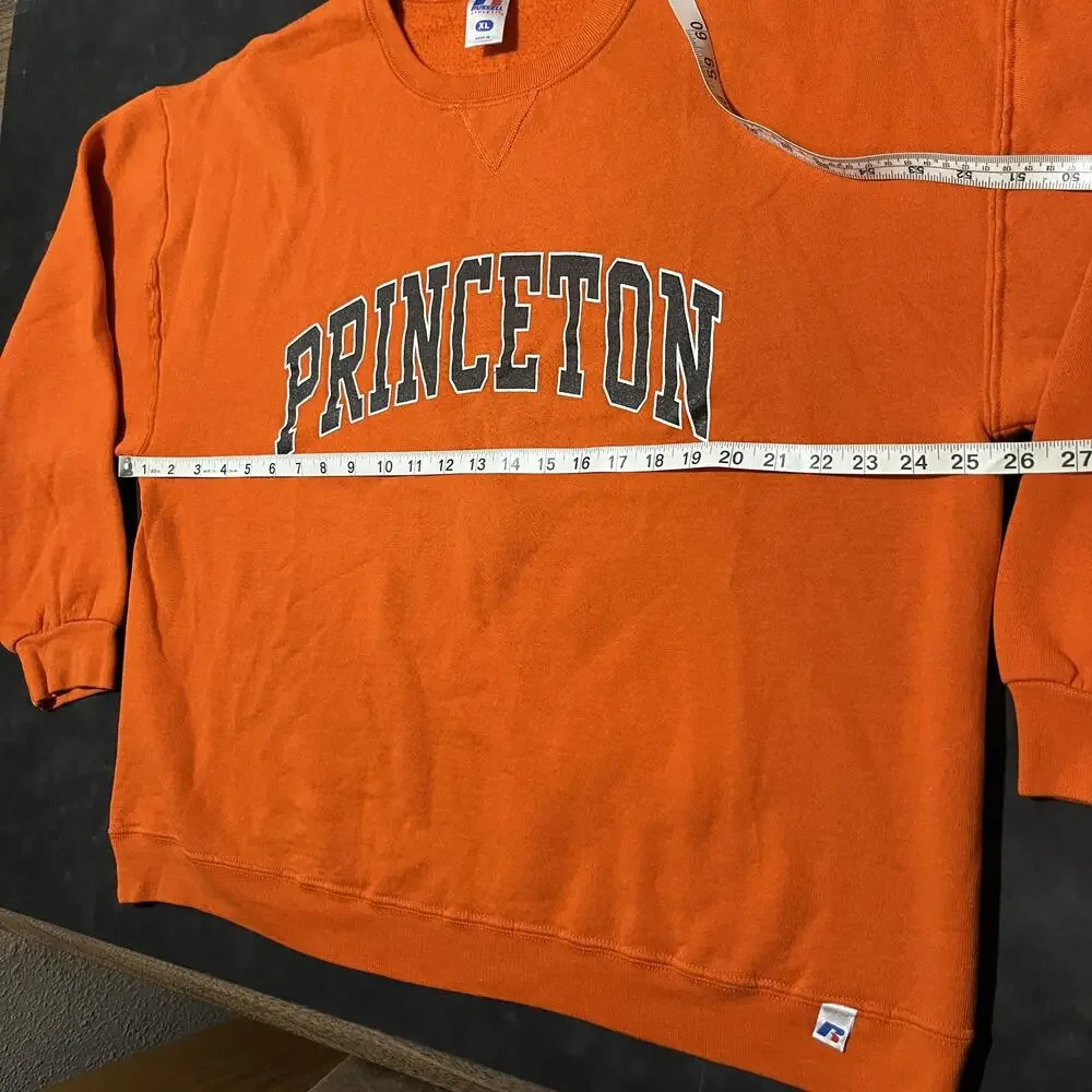 Vintage Russell Athletic Princeton Tigers Sweater 80s XL NCAA College Crewneck